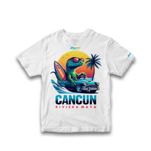 Surfing Iguana Retro