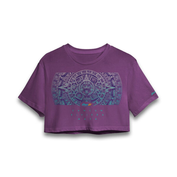 Aztec Calendar Crop Top